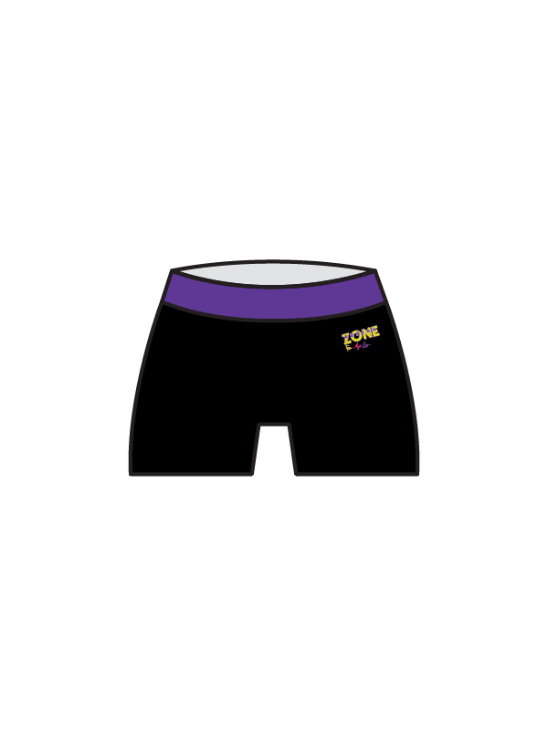 AERIAL ZONE - WAISTBAND SHORTS PURPLE (BESPOKE)