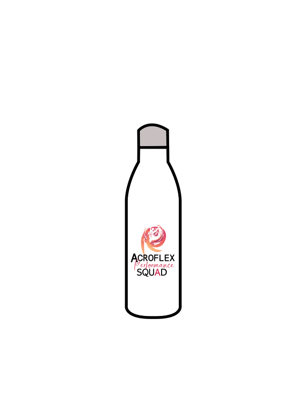 ACROFLEX ELITE - WATER BOTTLE WHITE (IN-STOCK)