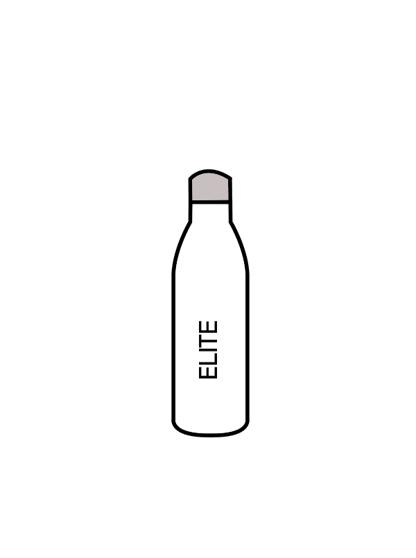 ACROFLEX ELITE - WATER BOTTLE WHITE (IN-STOCK)