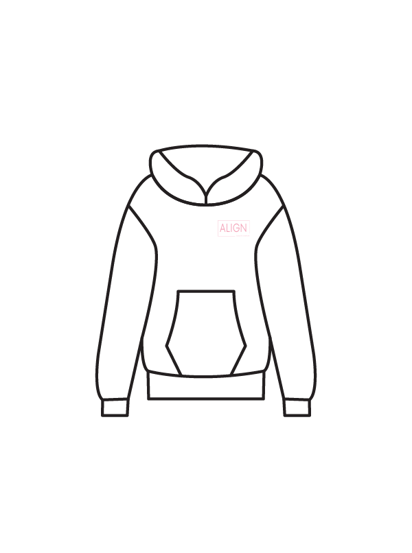 ALIGN - HOODIE WHITE (J) (IN-STOCK)