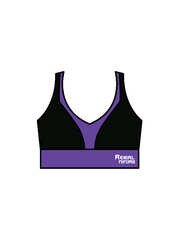AERIAL NINJAS - WINNIE CROP BLACK/PURPLE (IN-STOCK)