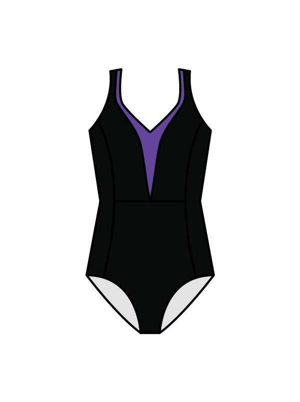 AERIAL NINJAS - WINNIE LEO BLACK/PURPLE (IN-STOCK)