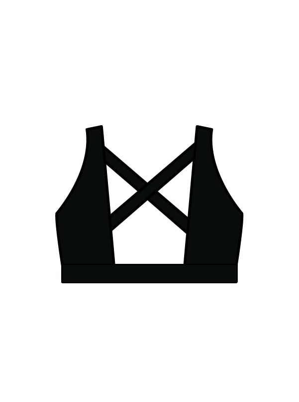 ARTS NORTH STUDIOS - WINNIE CROP BLACK (IN-STOCK)