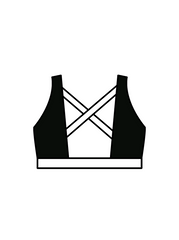ACROFLEX DEVELOPMENT & PERFORMANCE - WINNIE CROP BLACK/WHITE (IN-STOCK)
