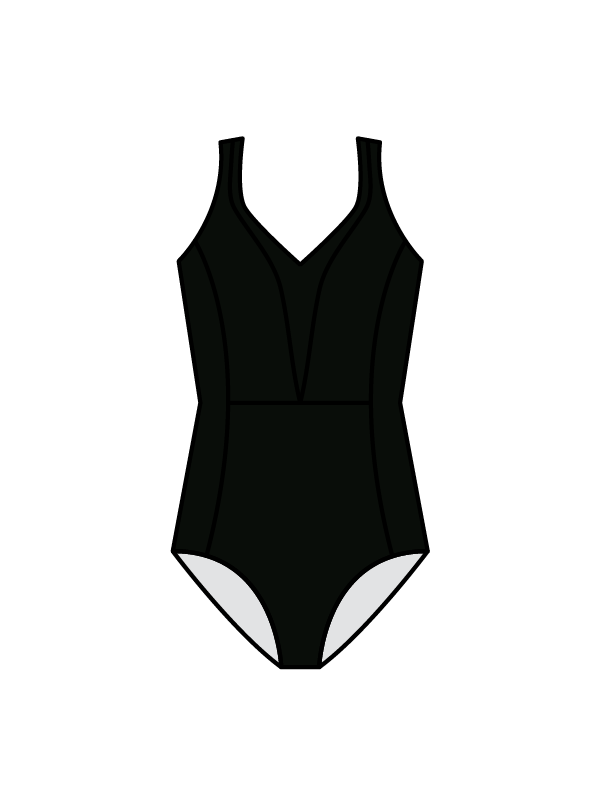 ARTS NORTH STUDIOS - WINNIE LEOTARD BLACK (IN-STOCK)