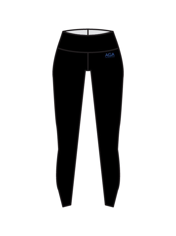 ABI GIBBS ACADEMY - YOGA LEGGINGS BLACK (IN-STOCK)
