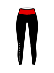 ALLSTARS ACADEMY - YOGA LEGGINGS BLACK/RED (IN-STOCK)