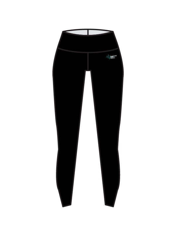 ADRENALINE DANCE COMPANY - YOGA LEGGINGS BLACK (IN-STOCK)