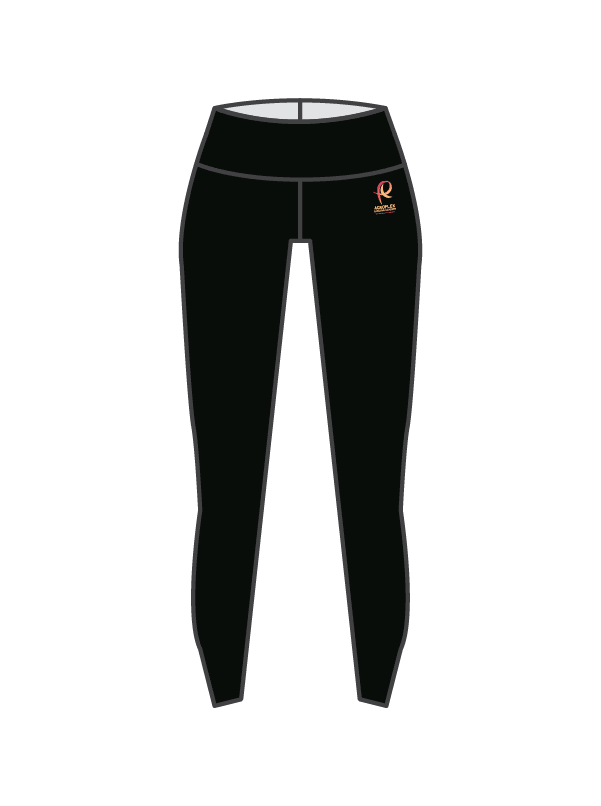 ACROFLEX RECREATIONAL - YOGA LEGGINGS BLACK (IN-STOCK)