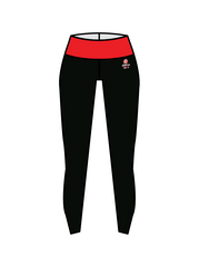 ACROFLEX ELITE - YOGA LEGGINGS BLACK/RED (IN-STOCK)