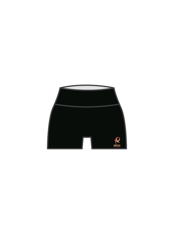 ACROFLEX RECREATIONAL - YOGA SHORTS BLACK (IN-STOCK)