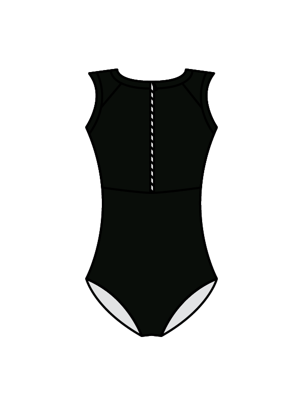 ARTS NORTH STUDIOS - ZARA LEOTARD BLACK (IN-STOCK)