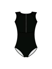 ADRENALINE DANCE COMPANY - ZARA LEOTARD BLACK (IN-STOCK)