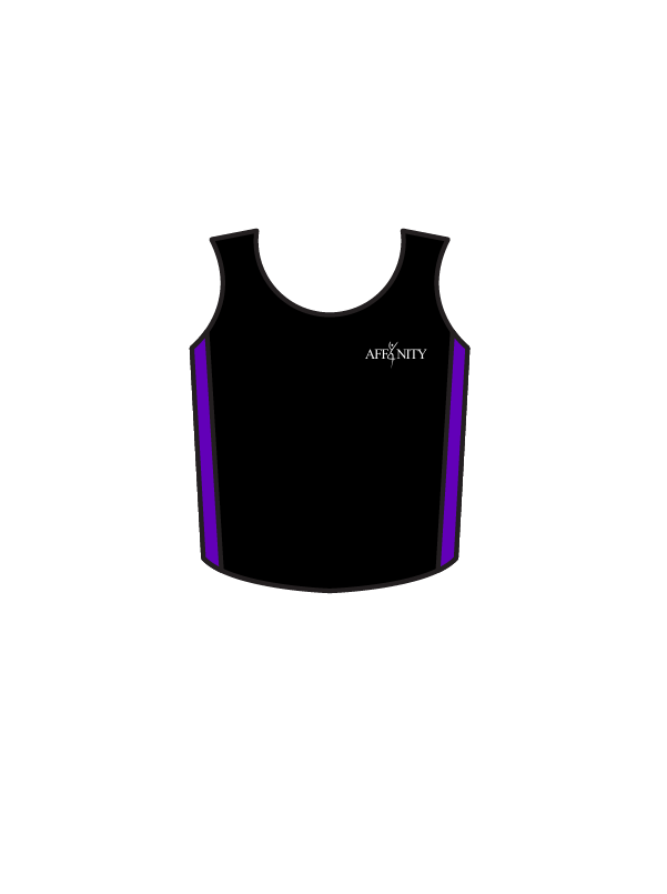 AFFINITY DANCE SCHOOL - BOYS SIDE PANEL VEST (BESPOKE)
