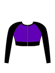 AFFINITY DANCE SCHOOL - ELENA LONG SLEEVE CROP (BESPOKE)