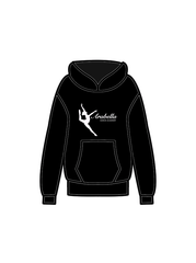 ARABELLA DANCE ACADEMY - HOODIE BLACK (J) (IN-STOCK)