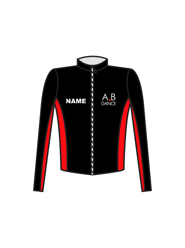 AB DANCE - JACKET BLACK/RED (IN-STOCK)