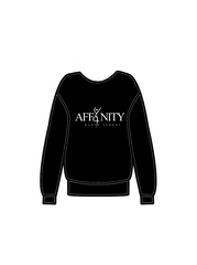 AFFINITY DANCE SCHOOL - SWEATSHIRT BLACK (J) (IN-STOCK)